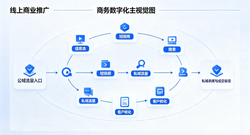 延寿县线上商业推广怎么做？全域流量闭环搭建与低成本转化实战指南